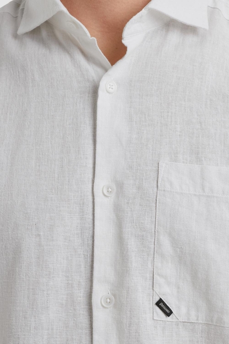 Vanguard witte heren overhemd | Close up