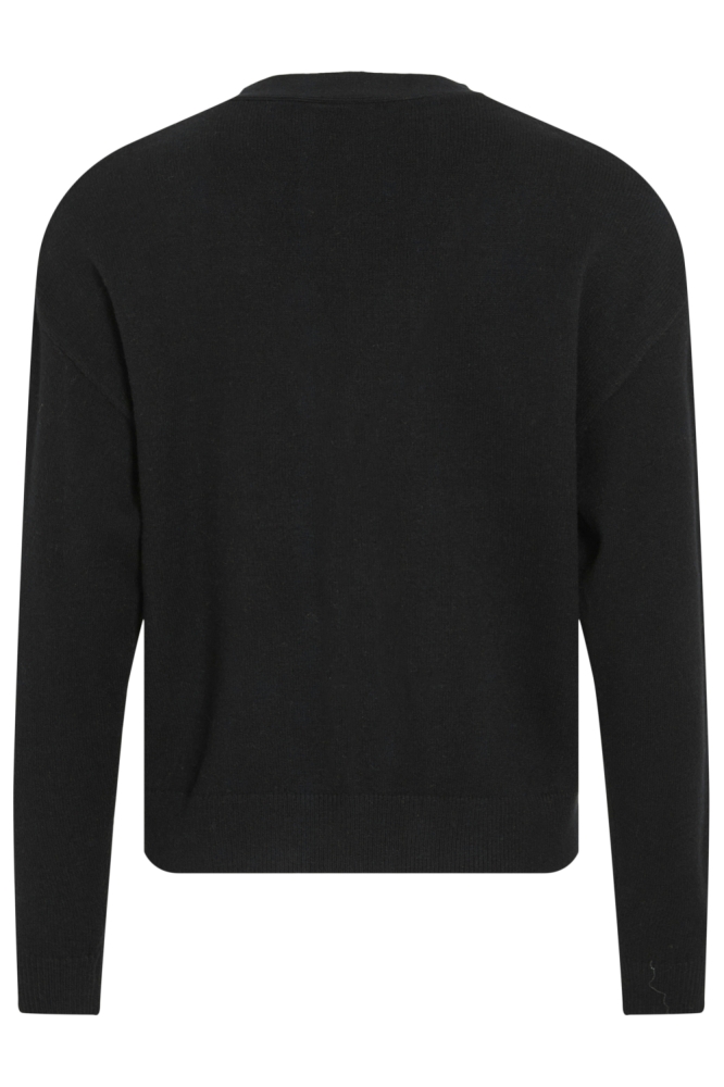 Vila zwarte dames vest | Achteraanzicht