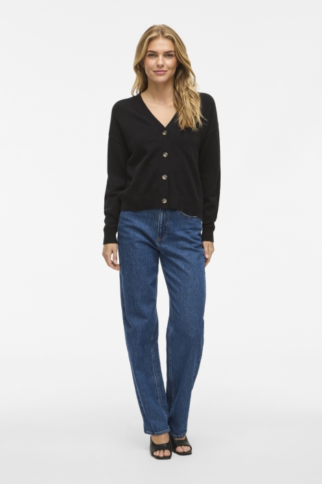 Vila zwarte dames vest | Model