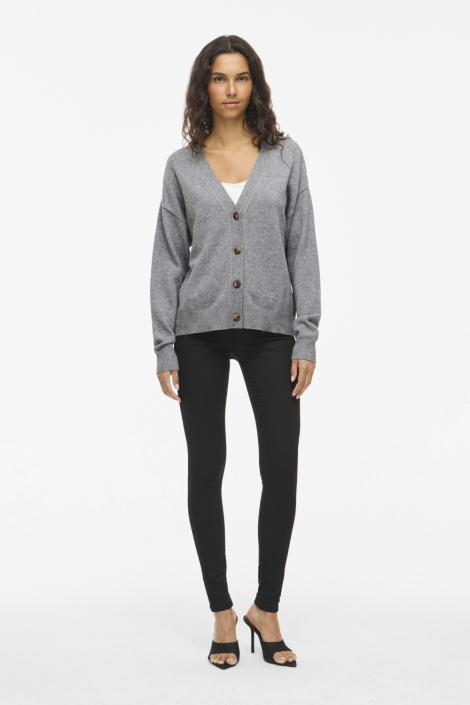 Vila grijze dames vest | Model