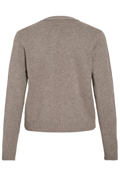 Vila camel dames vest | Achteraanzicht