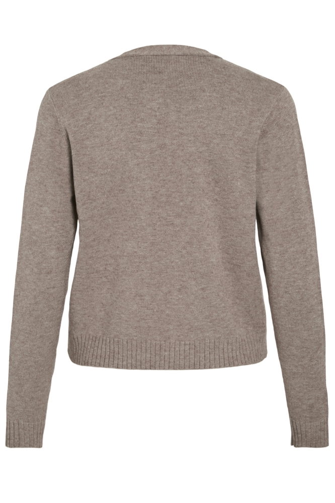 Vila camel dames vest | Achteraanzicht