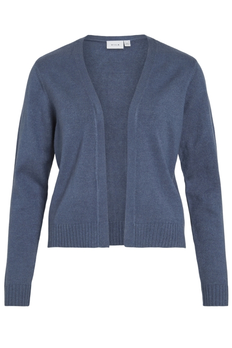Vila blauwe dames vest | Vooraanzicht
