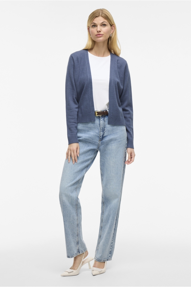 Vila blauwe dames vest | Model