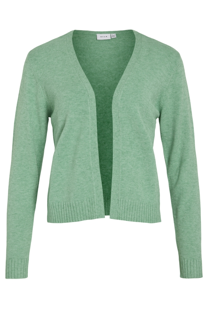 Vila groene dames vest | Vooraanzicht