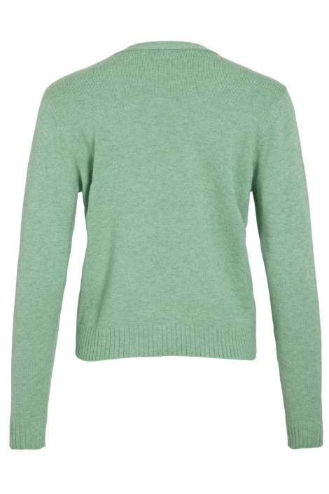 Vila groene dames vest | Achteraanzicht