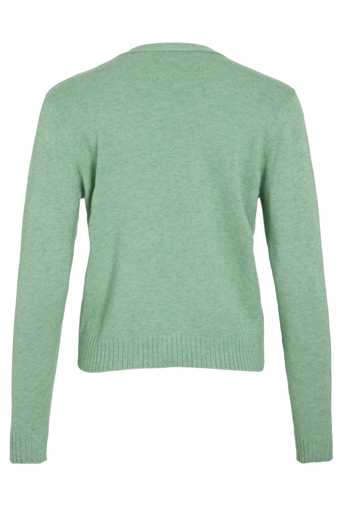 Vila groene dames vest | Achteraanzicht