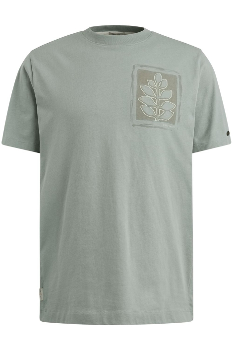 Cast Iron groene heren t-shirt | Vooraanzicht
