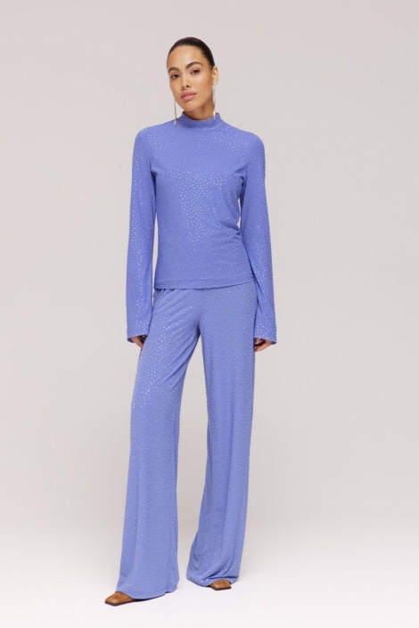 Harper & Yve blauwe dames t-shirt | Model