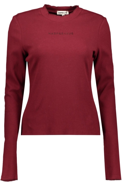 Harper & Yve rode dames t-shirt | Vooraanzicht