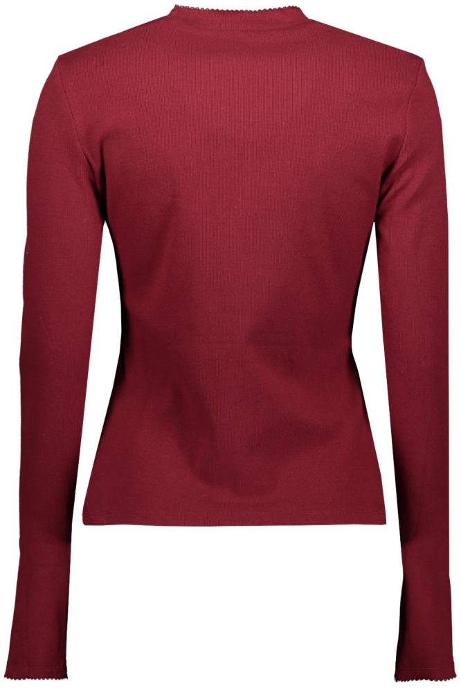 Harper & Yve rode dames t-shirt | Achteraanzicht