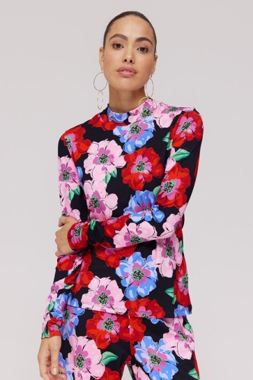 Harper & Yve T-shirt JANE LS DW25T513 1267 multi flower