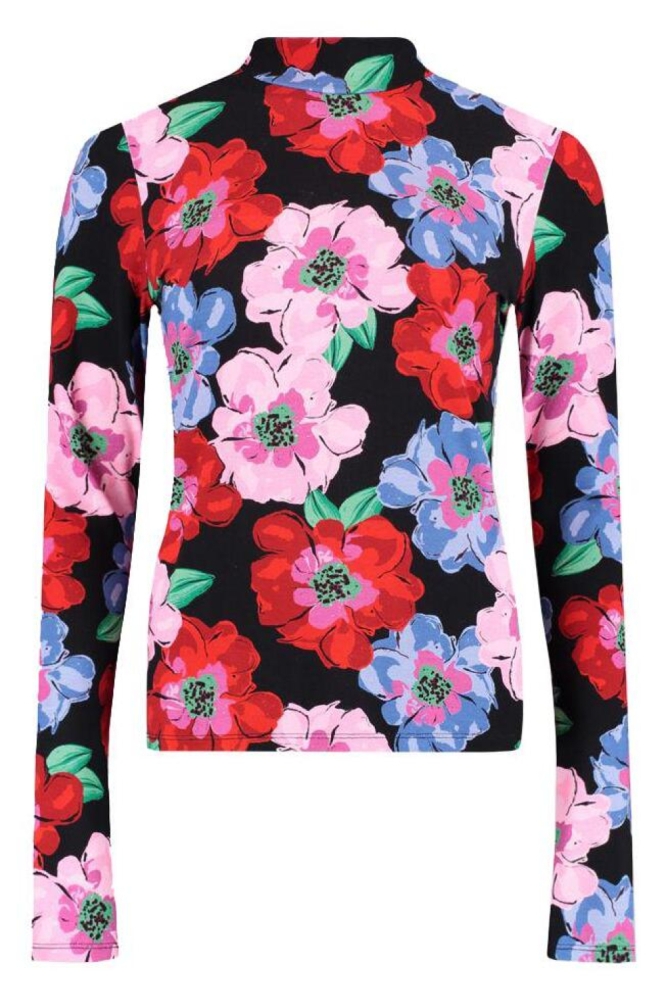 Harper & Yve zwarte dames t-shirt | Vooraanzicht