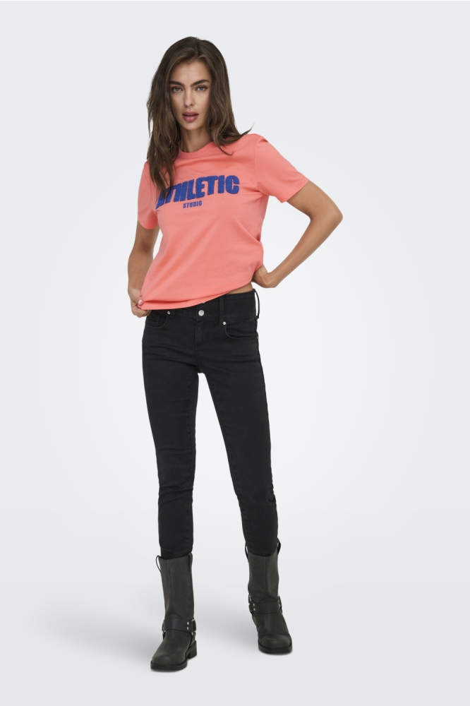 Only oranje dames t-shirt | Model