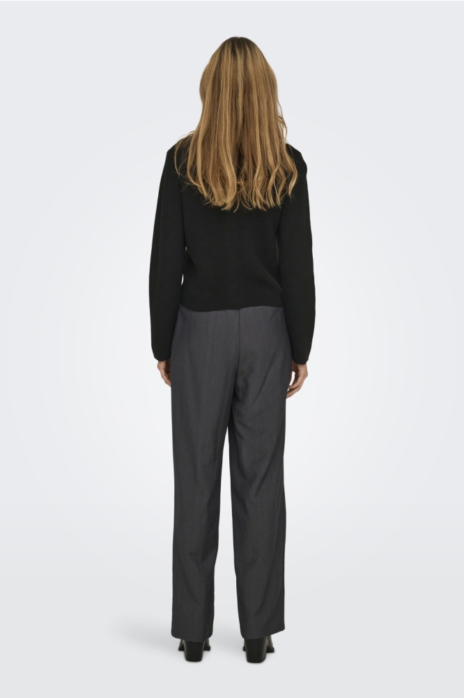 Jacqueline de Yong zwarte dames vest | Model