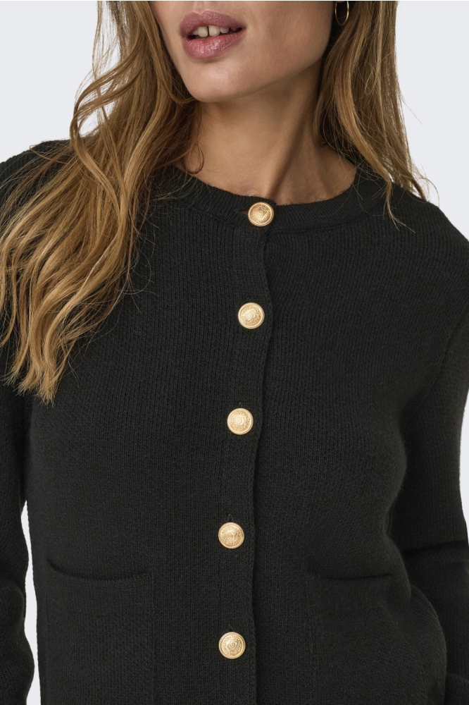 Jacqueline de Yong zwarte dames vest | Unique Selling Point