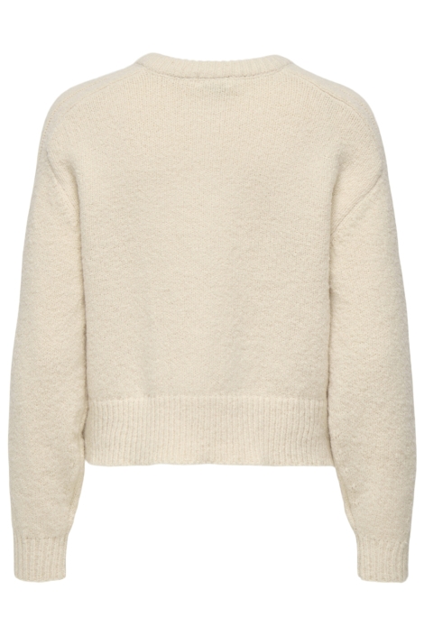 Jacqueline de Yong beige dames vest | Achteraanzicht