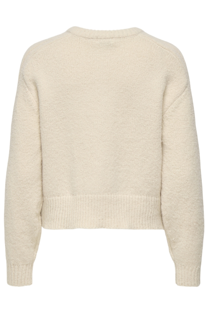 Jacqueline de Yong beige dames vest | Achteraanzicht