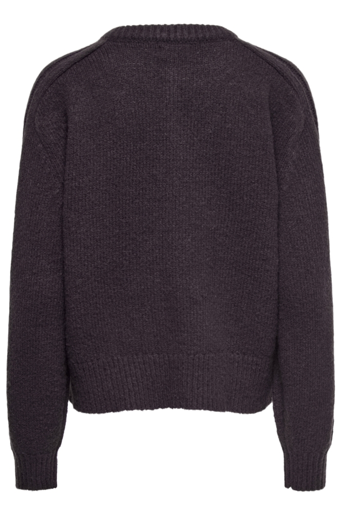 Jacqueline de Yong bordeaux dames vest | Achteraanzicht