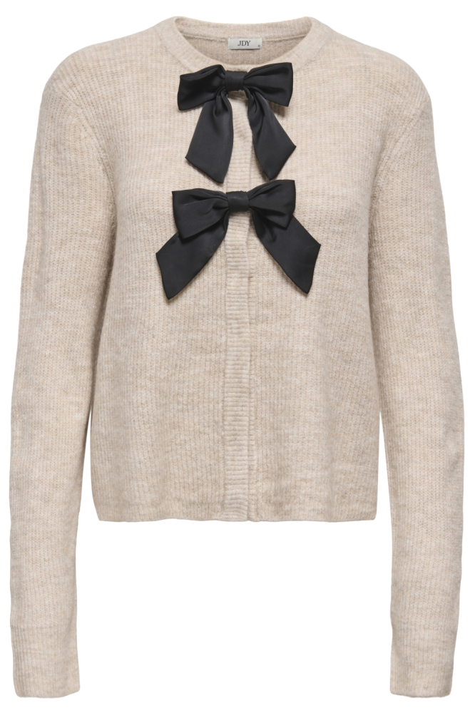 Jacqueline de Yong beige dames vest | Vooraanzicht