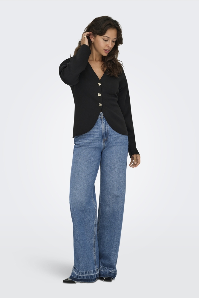 Only zwarte dames vest | Model