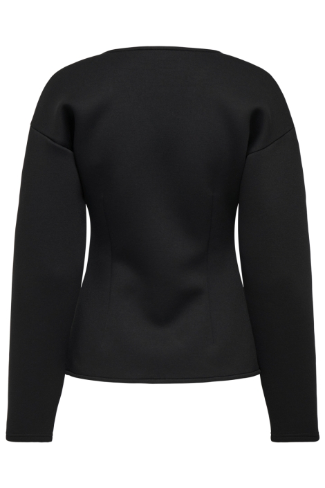 Only zwarte dames vest | Achteraanzicht