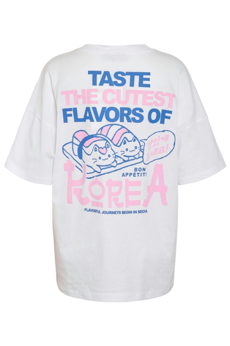 Noisy may witte dames t-shirt | Achteraanzicht