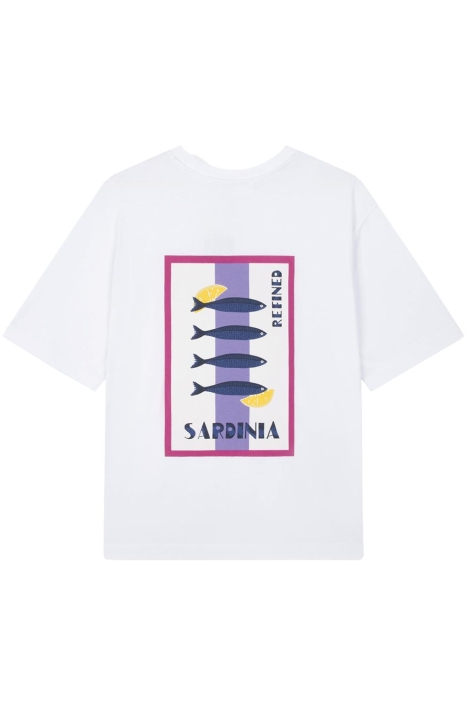 Refined Department witte dames t-shirt | Achteraanzicht