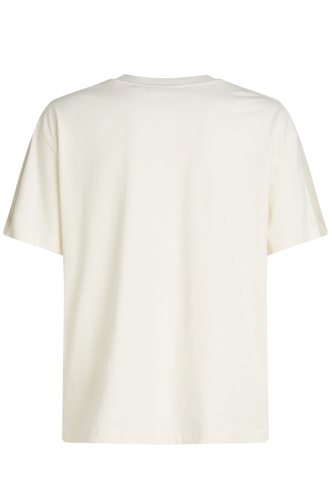 Calvin Klein beige heren t-shirt | Achteraanzicht