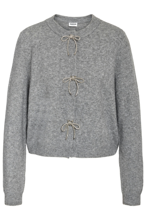 Noisy may grijze dames vest | Vooraanzicht