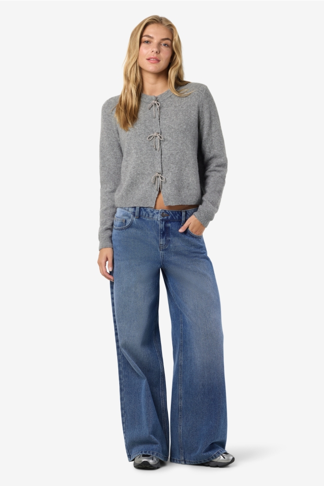 Noisy may grijze dames vest | Model