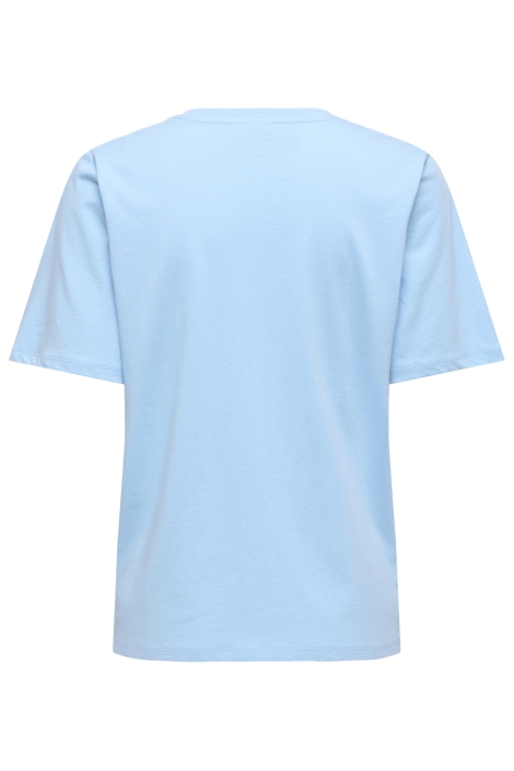 Jacqueline de Yong blauwe dames t-shirt | Achteraanzicht