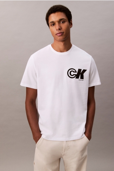 Calvin Klein T-shirt SS 20S CK SPORT LOGO LV04RC835G YAA BRILLIANT WHITE