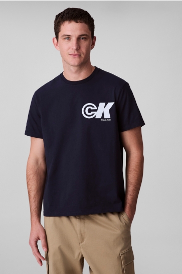 Calvin Klein lv04rc835g ss 20s ck sport logo Blauw