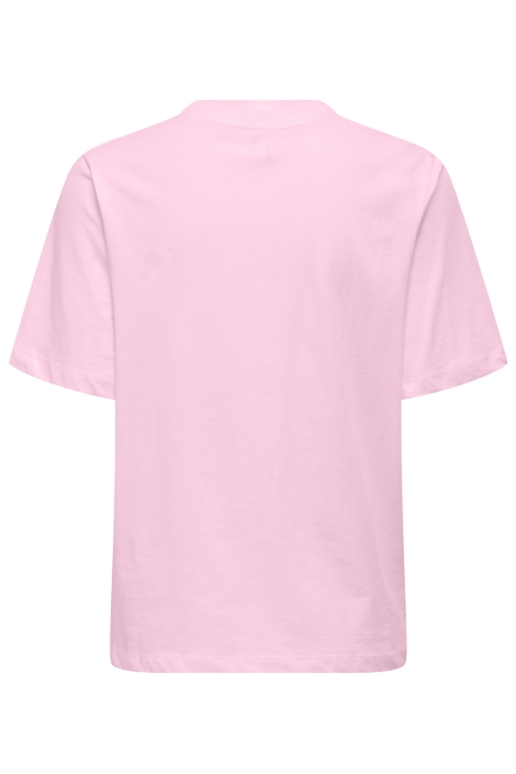 Only roze dames t-shirt | Achteraanzicht