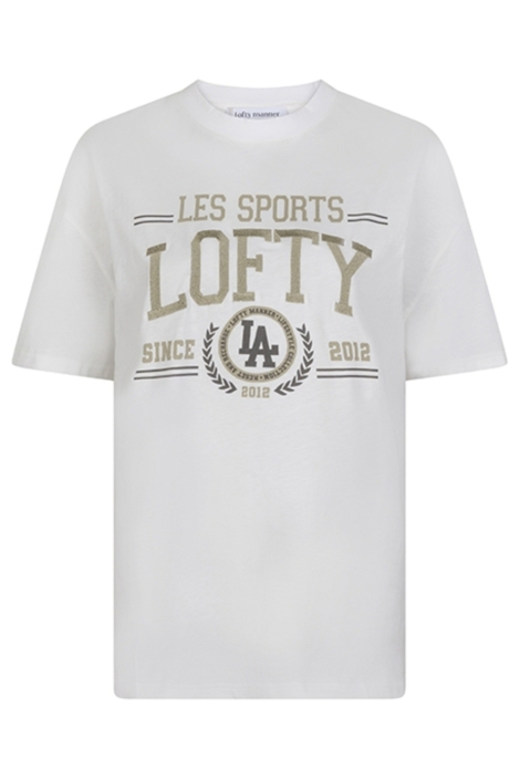 Lofty Manner witte dames t-shirt | Vooraanzicht