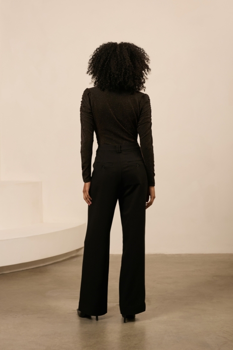 Lofty Manner bruine dames t-shirt | Model