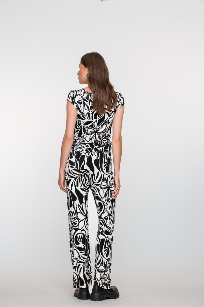 Geisha zwarte dames t-shirt | Model