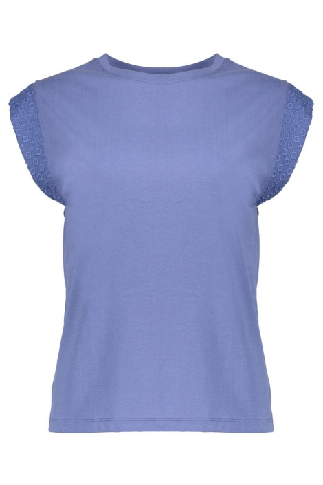 Geisha blauwe dames t-shirt | Vooraanzicht