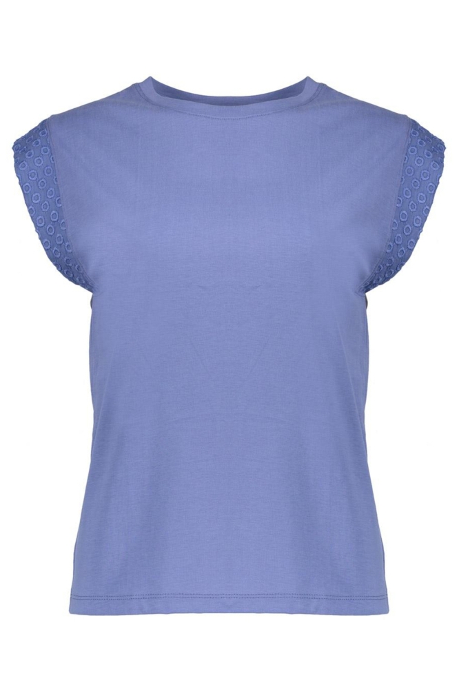 Geisha blauwe dames t-shirt | Vooraanzicht