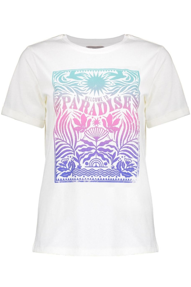 Geisha witte dames t-shirt | Vooraanzicht