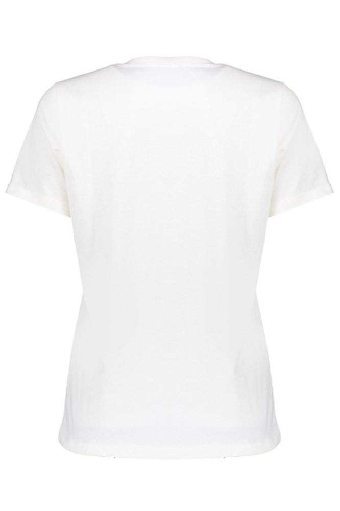 Geisha witte dames t-shirt | Achteraanzicht