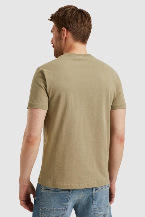 PME legend groene heren t-shirt | Model achteraanzicht