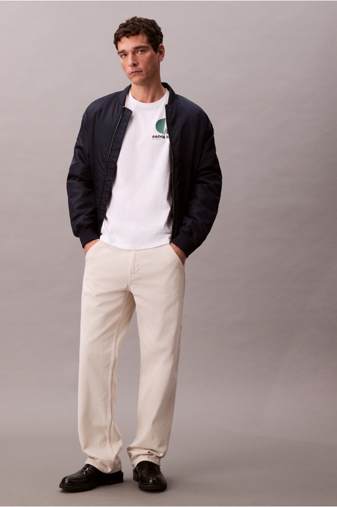 Calvin Klein witte heren t-shirt | Model