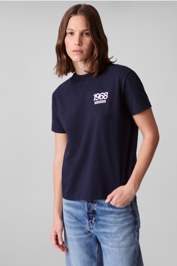 Calvin Klein SS CLASSIC LOGO TEE LV047C835G CEF DARK SAPPHIRE