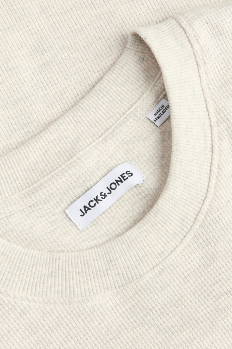 Jack & Jones beige heren t-shirt | Kleurstaal