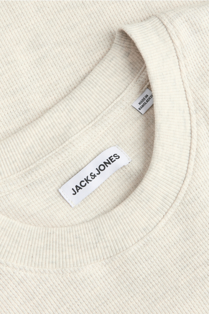 Jack & Jones beige heren t-shirt | Kleurstaal