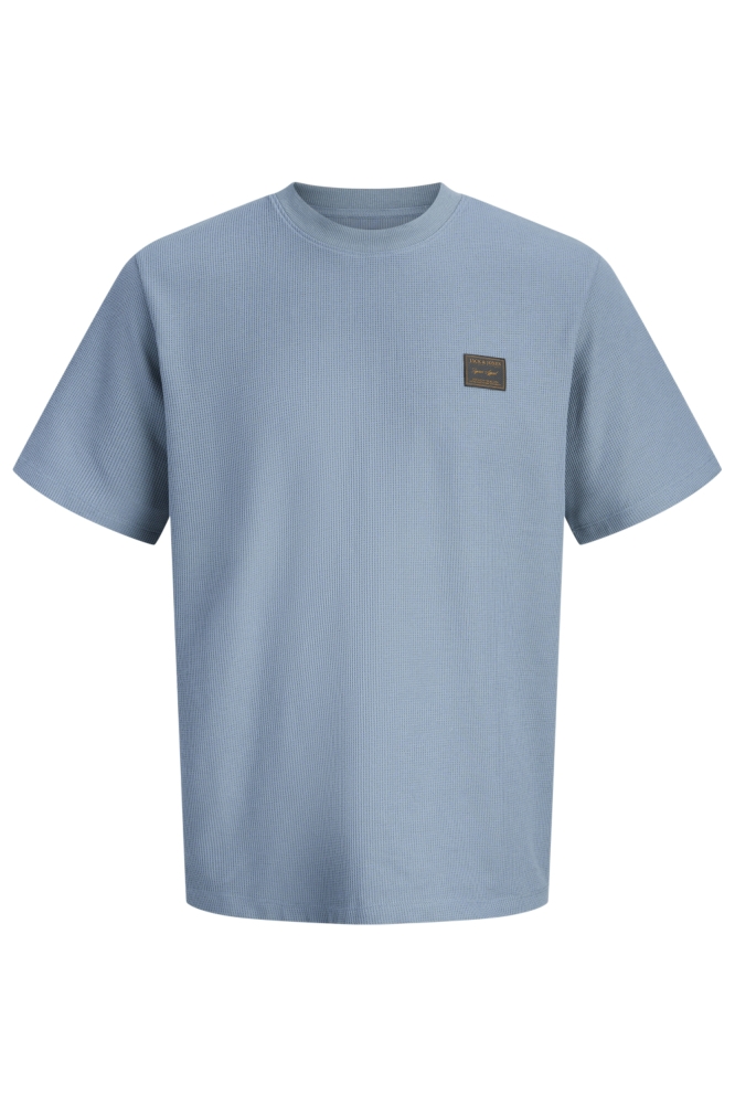 Jack & Jones blauwe heren t-shirt | Vooraanzicht