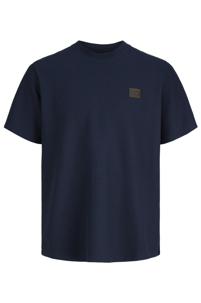 Jack & Jones blauwe heren t-shirt | Vooraanzicht