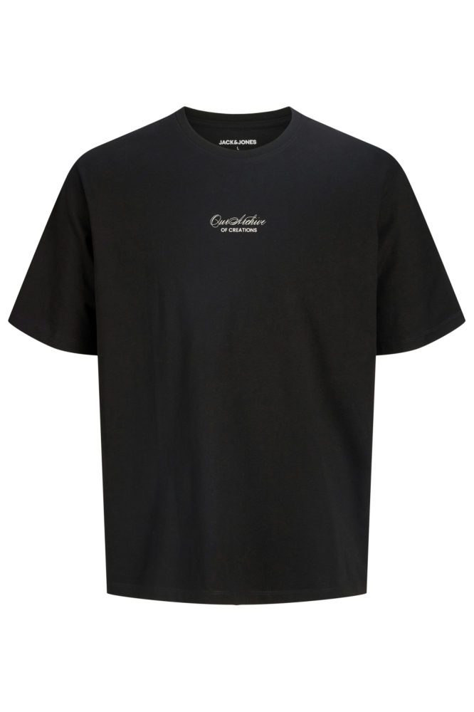 Jack & Jones zwarte heren t-shirt | Vooraanzicht